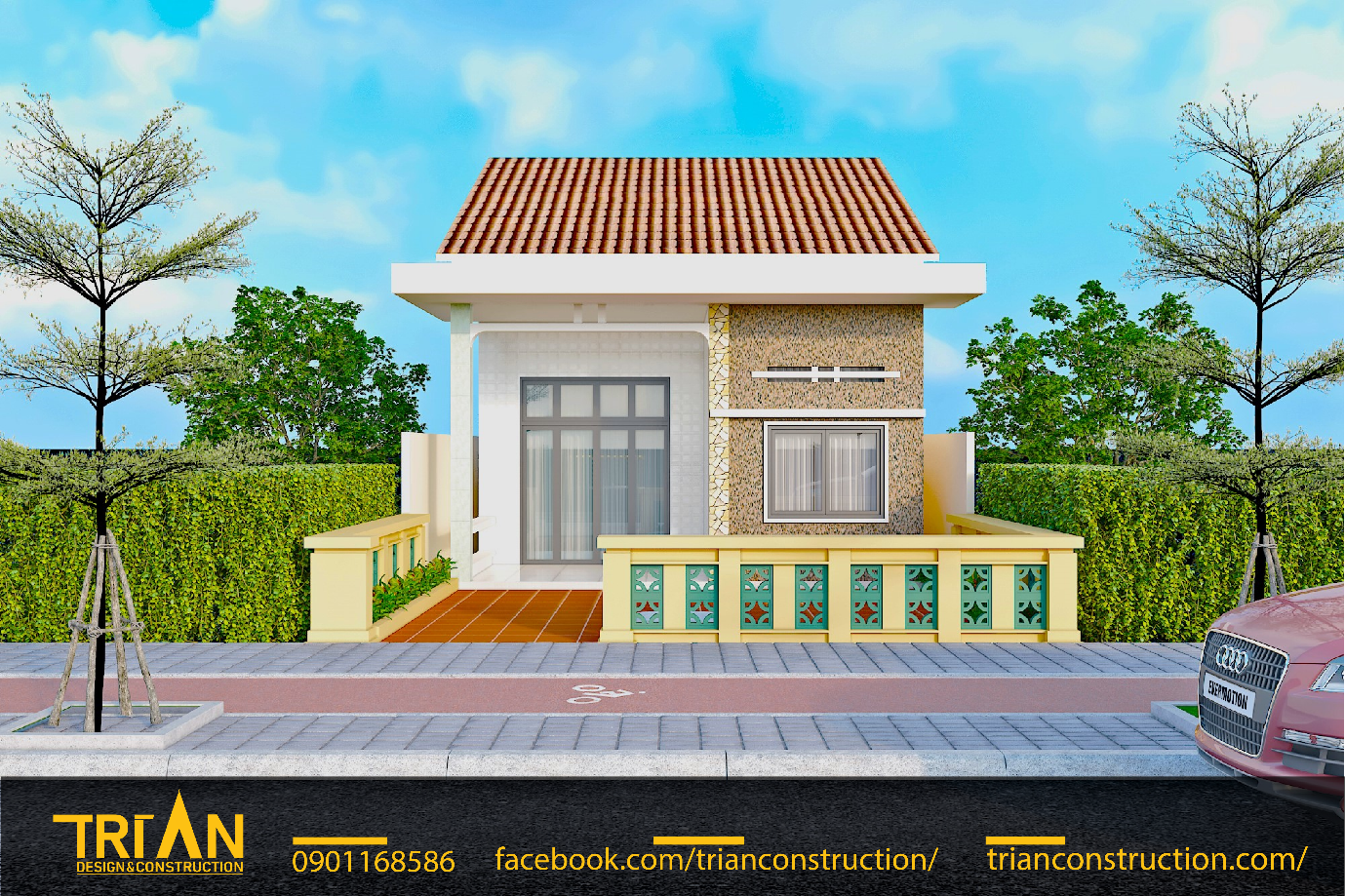 HÙNG HOUSE – NHÀ CẢI TẠO & XÂY MỚI NƠI TRUYỀN THỐNG HÒA QUYỆN VỚI HIỆN ĐẠI