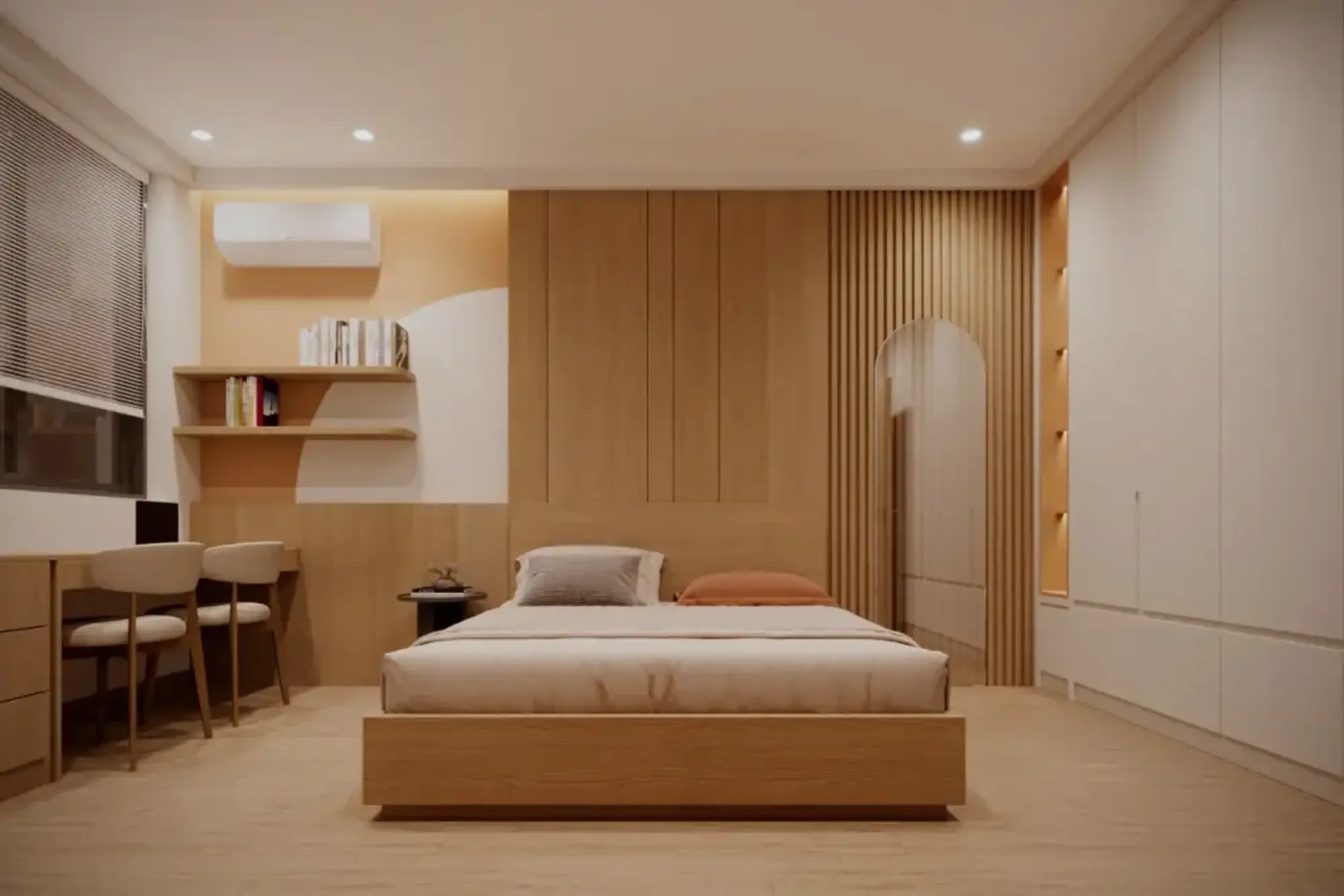 HẢI HOUSE – NHÀ PHỐ HIỆN ĐẠI 3 TẦNG NỔI BẬT VỚI SẮC TRẮNG VÀNG