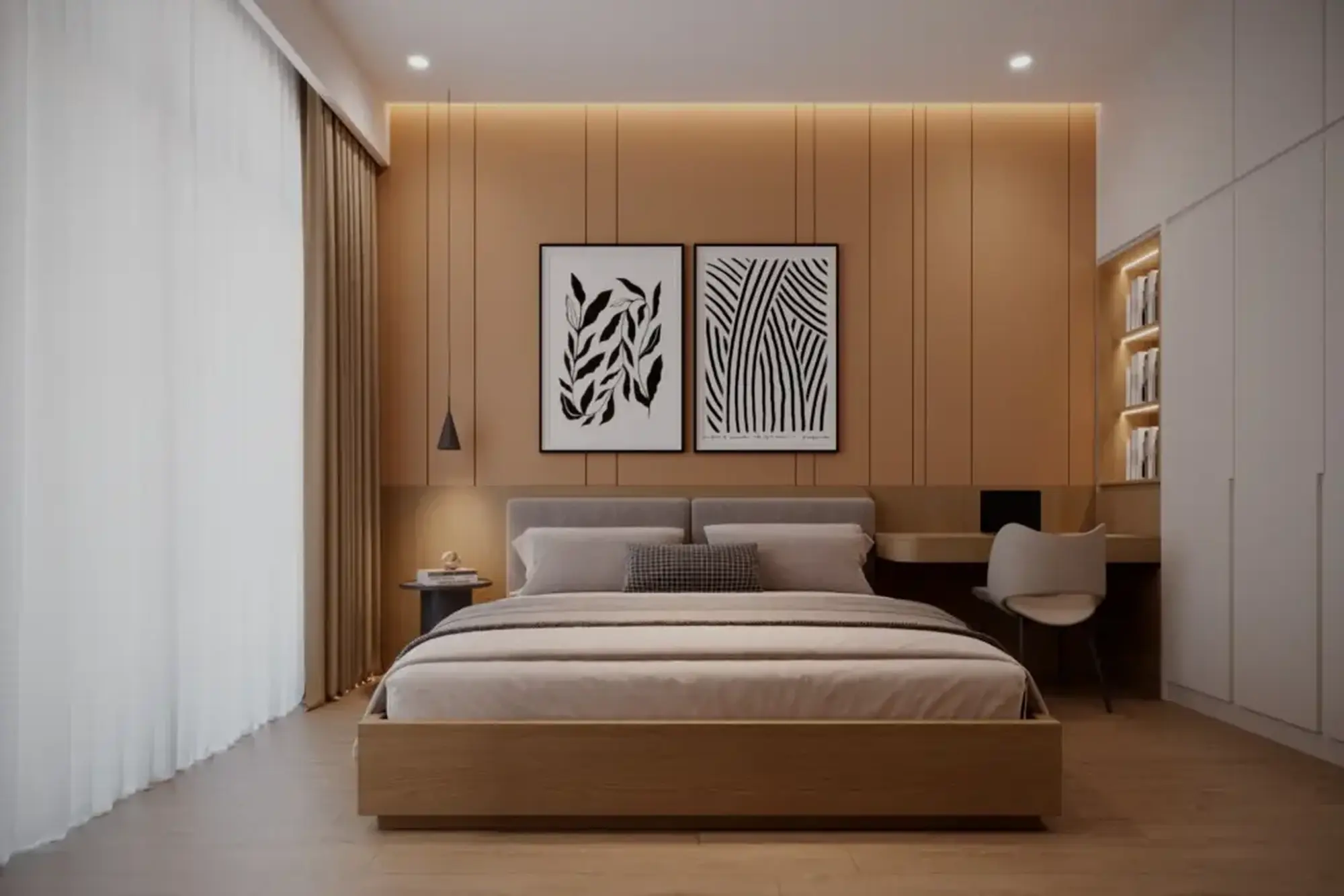 HẢI HOUSE – NHÀ PHỐ HIỆN ĐẠI 3 TẦNG NỔI BẬT VỚI SẮC TRẮNG VÀNG